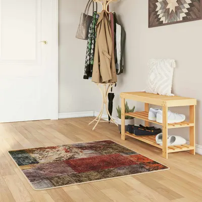 vidaXL Covor Runner MARSA Multicolour 100 x 100 cm Poliester și PVC