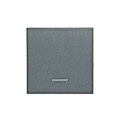 Clapetă antracit, cu indicator luminos transparent