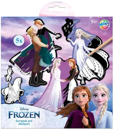 Stickere scratch Moxy - Frozen, 5 buc