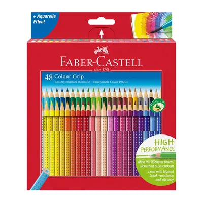 Creioane color, 48culori, Grip, Faber-Castell