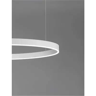 Lampa suspendata MOTIF Nisipiu Alb Aluminiu & Acrylic LED 72W 5250Lm 230V IP20 2700-6000K Changing CCT