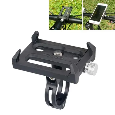 Suport telefon ghidon biciclete pentru smartphone, clema 65-100 mm