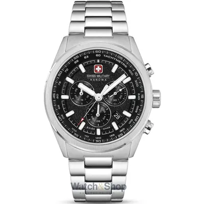 Ceas Swiss Military Hanowa Swiss Military Hanowa SMWGI0004204 Mens Watch Navalus Pro Chrono 43mm 10ATM