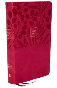 Nkjv, Reference Bible, Personal Size Large Print, Leathersoft, Pink, Thumb Indexed, Red Letter Edition, Comfort Print: Holy Bible, New King James Vers
