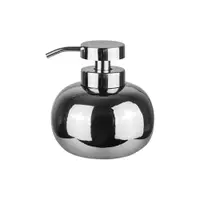 Dozator de săpun lichid argintiu din ceramică 200 ml Lotus – Mette Ditmer Denmark