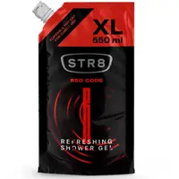 Rezerva Gel de Dus STR8, Red Code, Barbati, 550 ml
