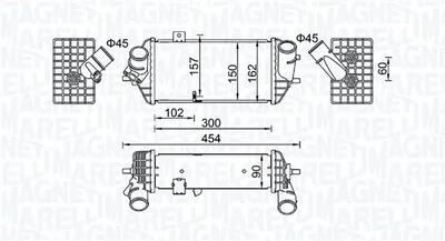 Intercooler Potrivit Hyundai Accent Iv, I20 I, I30; Kia Cee D, Pro Cee D, Rio Iii, Soul I 1.1d-1.6d 08.08