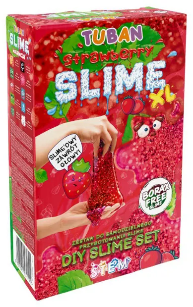 Set creativ Tuban - XL, Fă-ți propriul slime de căpșuni