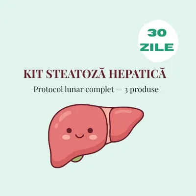 Kit Lunar Steatoza Hepatica — Protocol Complet