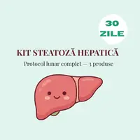Kit Lunar Steatoza Hepatica — Protocol Complet