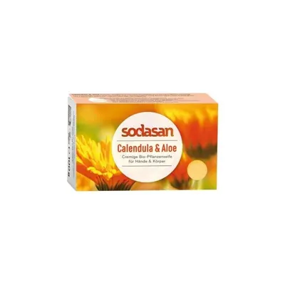 Sapun crema cu galbenele si aloe ecologic 100g Sodasan