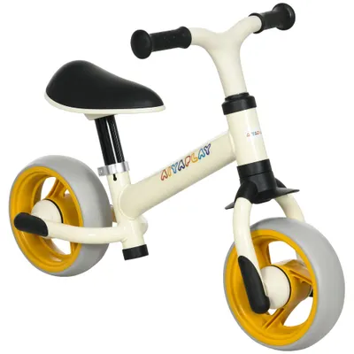 AIYAPLAY Vélo d'équilibre pentru bebe șezut reglabil roți EVA jucărie pentru copii de bebe 18-48 luni pentru băieți și fete portocaliu | Aosom Romania