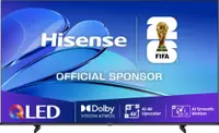 Televizor smart Hisense - 75E7Q, 75'', QLED, 4K UHD, HDR10+, Dolby Vision-Atmos, 2x15W, negru