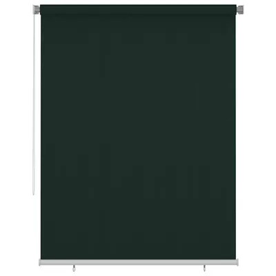 vidaXL Jaluzea tip rulou de exterior 185 (l) x 230 (î) cm, verde închis, HDPE