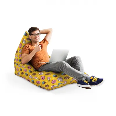 Fotoliu Puf Bean Bag tip Lounge Cake and ice cream