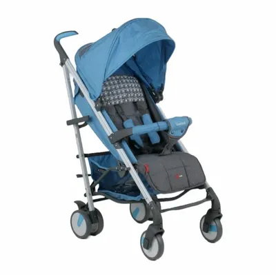 Carucior sport pentru copii Adamex Quatro Evo Gri, 6-36 luni, cadru din aluminiu