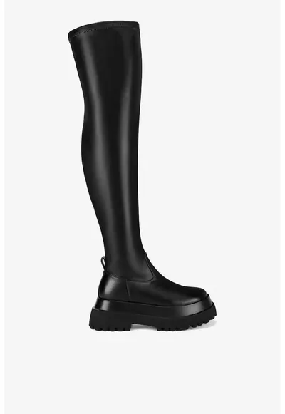 Cizme dama 5905588787815 - Sintetic - Negru - Negru
