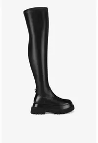 Cizme dama 5905588787815 - Sintetic - Negru - Negru