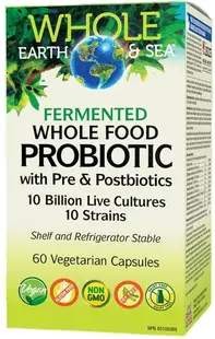 Whole Earth & Sea Whole Food Probiotic, 60 capsule, Natural Factors