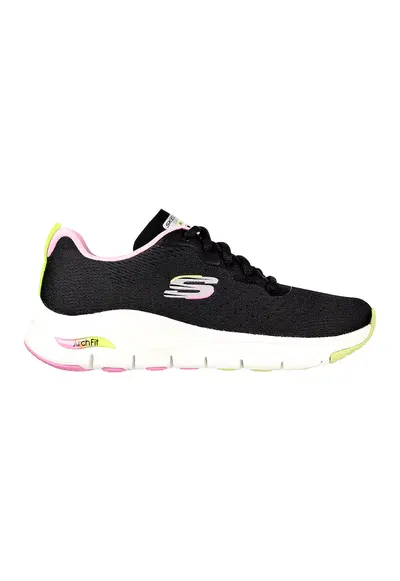 Pantofi sport Arch Fit Infinity - Negru/Roz/Verde lime