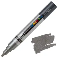 Marker acrilic Lyra Graduate Mark All - 2.0 mm, argintiu
