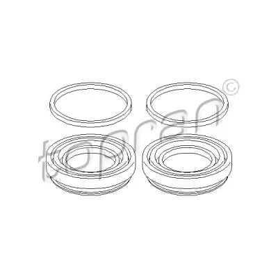 Set reparatie, etrier TOPRAN 103 627