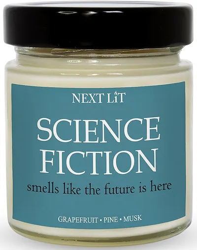 Lumânare parfumată Next Lit Genre Tales - Science Fiction, 180 g