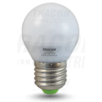 Sursa de lumina LED LG455NW 230 VAC, 5 W, 4000 K, E27, 370 lm, 250°, G45, EEI=A+