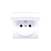 Carcasa pentru priza simpla- IP44 cu capac in aceeasi culoare ca si carcasa, alb
