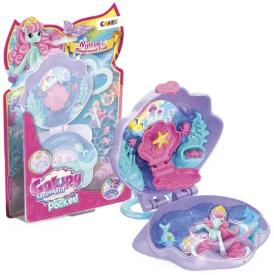Cutie surpriză Craze Galupy - Sirenă, figurină cu accesorii, sortiment