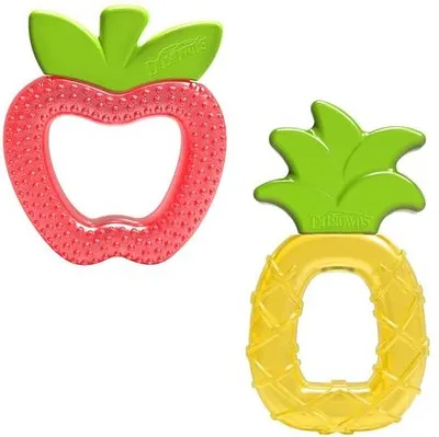 Jucăria de dentiție răcire Dr.Brown's - Ananas și măr