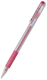 Roller Pentel - Hybrid Metal K 118 M - 0.8mm, rosu