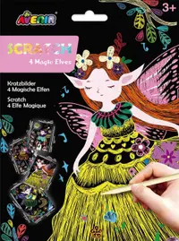 Scratch desene Avenir - Elf, 4 desene