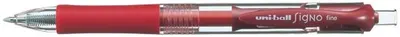 Roller cu gel automat Uni Signo - UMN152, lata retractabila, 1.0 mm, rosu