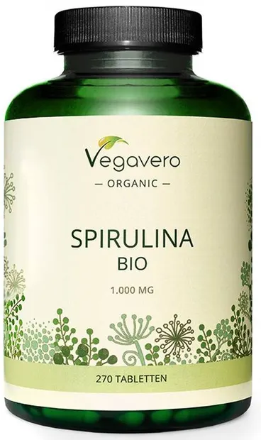 Spirulina Bio, 270 tablete, Vegavero