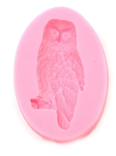 Mold de silicon (formă) Em Art - Bufniţă, 56 x 81 x 13 mm