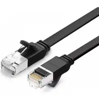PATCH CORD UTP Ugreen Cat6, "NW102" fire din cupru, vitezamaxima 1 Gbps, 2m, negru "50185"