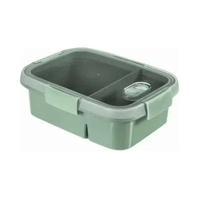 Cutie pentru prânz Curver To Go Dual, 900 ml, verde