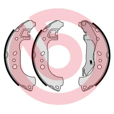 Set saboti frana BREMBO S 85 543