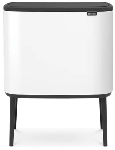 Coș de gunoi Brabantia - Bo Touch, 11 + 23 l, White