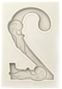 Mold din silicon (calup) Em Art - Numărul 2, 80 x 54 x 8 mm