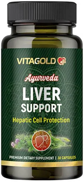 Ayurveda Liver Support, 30 capsule, Vitagold
