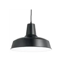 Pendul Moby, 1 bec, dulie E27, D:400 mm, H:400/1300 mm, Negru