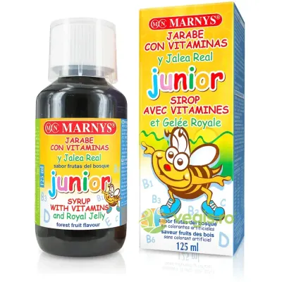 Junior Multivitamin Sirop pentru Dezvoltarea si Imunitatea Copiilor cu Laptisor de Matca + 12 Vitamine 125ml