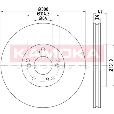 Disc frana KAMOKA 103257
