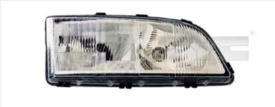 Far stanga potrivit VOLVO C70, S70, V70 1996-2005 - (H7, reglaj electric, manual, fundal argintiu)