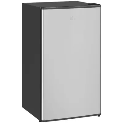 HOMCOM Frigider Mic cu Ușă Reversibilă, Congelator și Temperatură Reglabilă, 47,5x44,2x84 cm, Negru | Aosom Romania