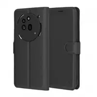 Husa pentru Nothing Phone (3a) Pro, Techsuit, Leather Folio, Neagra