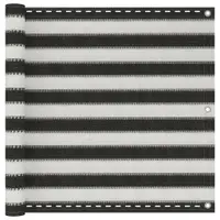 Gossi prelata pentru balcon din hdpe, 90 x 600 cm, antracit si alb