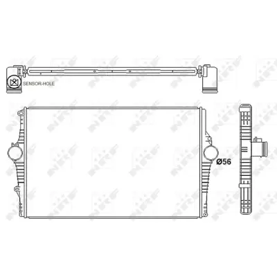 Intercooler, compresor NRF 30249
